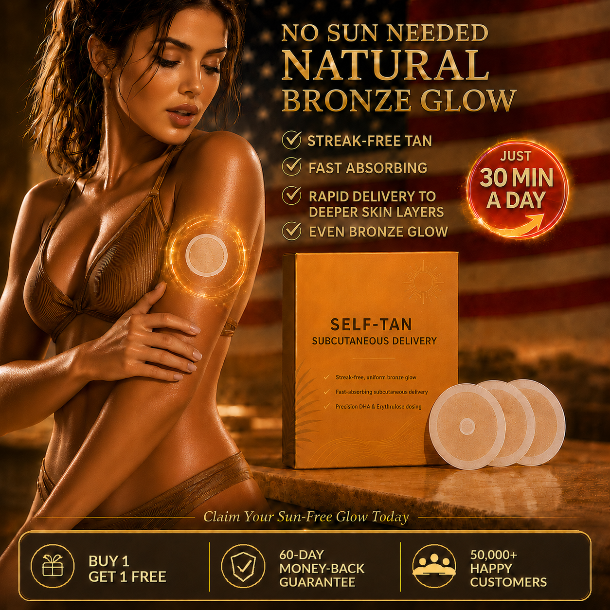 Purevelyn Transdermal Tanning Patch✨