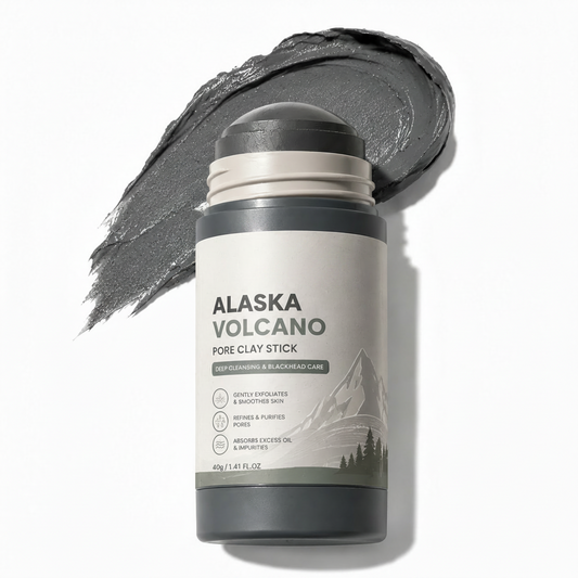 𝐀𝐥𝐚𝐬𝐤𝐚 𝐕𝐨𝐥𝐜𝐚𝐧𝐨 𝐏𝐨𝐫𝐞 𝐂𝐥𝐚𝐲 𝐒𝐭𝐢𝐜𝐤 – Blackhead Remover & Gentle Exfoliating Face Mask