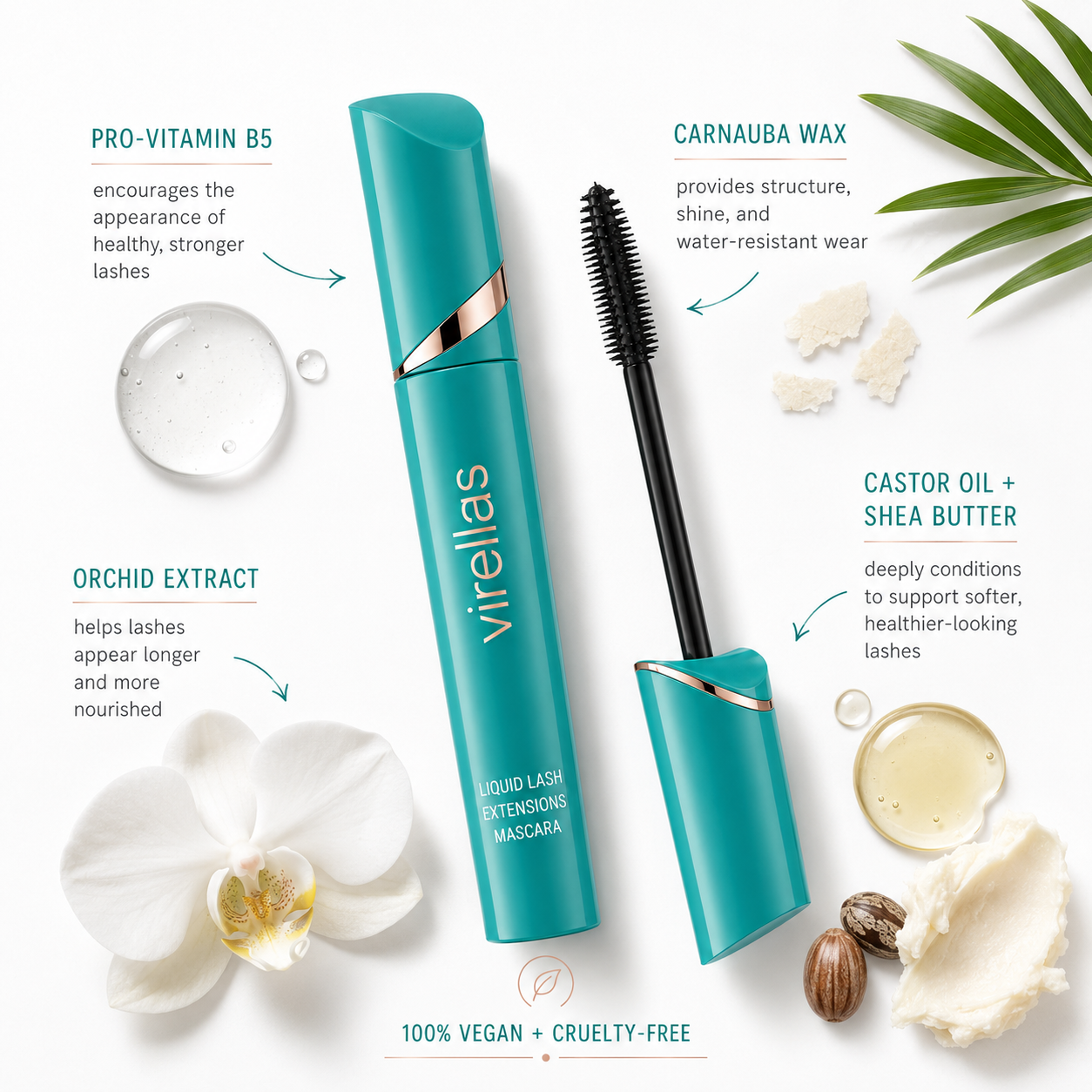 ⏰Last Day-Buy 1 Get 1 Free🔥 Virellas LashExtend Mascara | Instantly Longer, Fuller Lashes