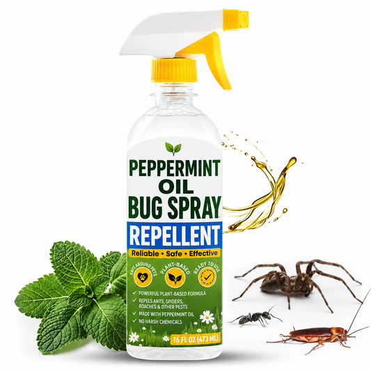 🏆 BEST VALUE - SAVES 60% -Peppermint Oil Bug Spray