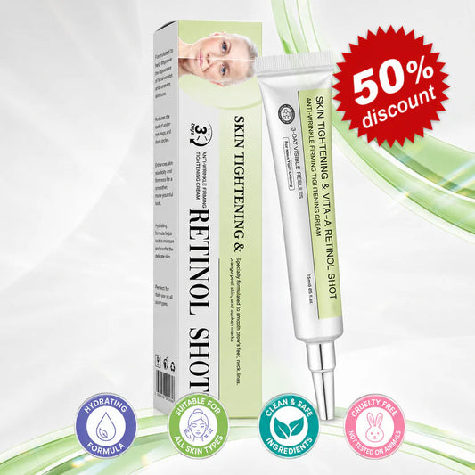peptide-powered & Vita-A Retinol Shot Wrinkle-Lift Tightening cream - Last Day Promotion 70% OFF