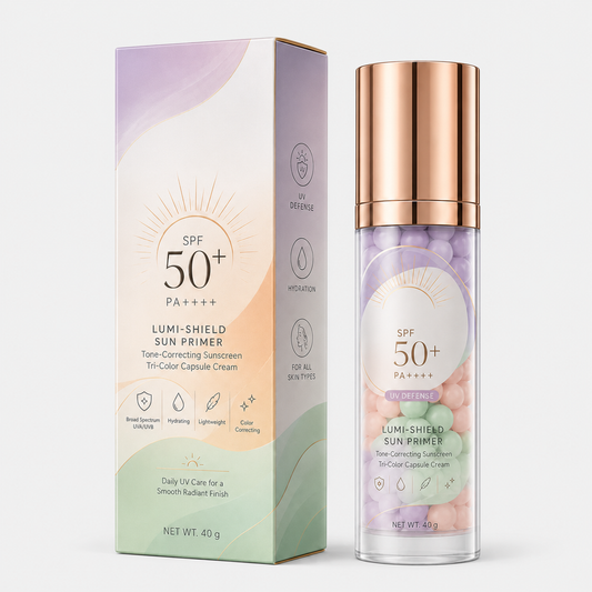 Three-Color Protective Isolation Cream with SPF 50 Coverage