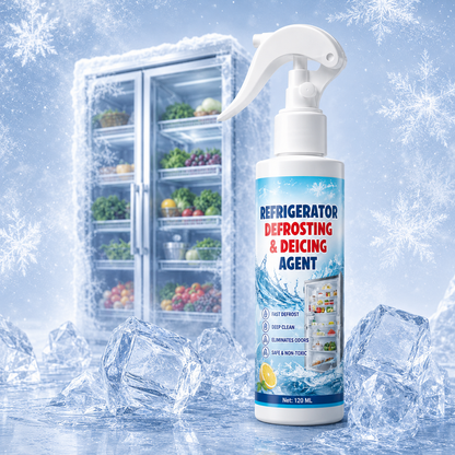 🧊 Buy 2 Get 1 Free | Defrosting Spray for Fridge Freezer 🎁 Includes Free Spatula