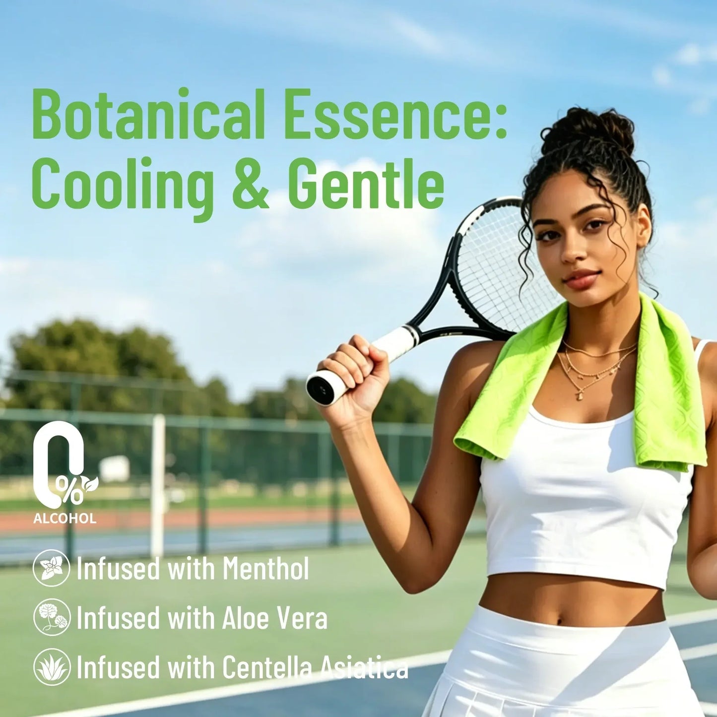 Calmsho Cooling Towels & XL Menthol Wipes | Instant Long-Lasting Summer Heat Relief