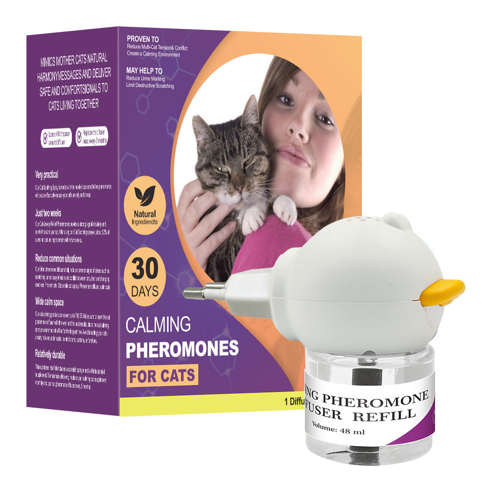 Stop Pet Anxiety Fast - Calming Pheromone Diffuser for Cats &Dogs